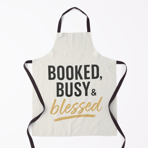 Item preview, Booked Busy and Blessed Christian Affirmation Quote Typography Design designed and sold by astersgraphics.