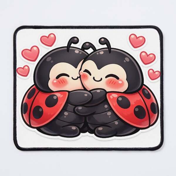 Item preview, Ladybugs in love designed and sold by Li. Images of everything.
