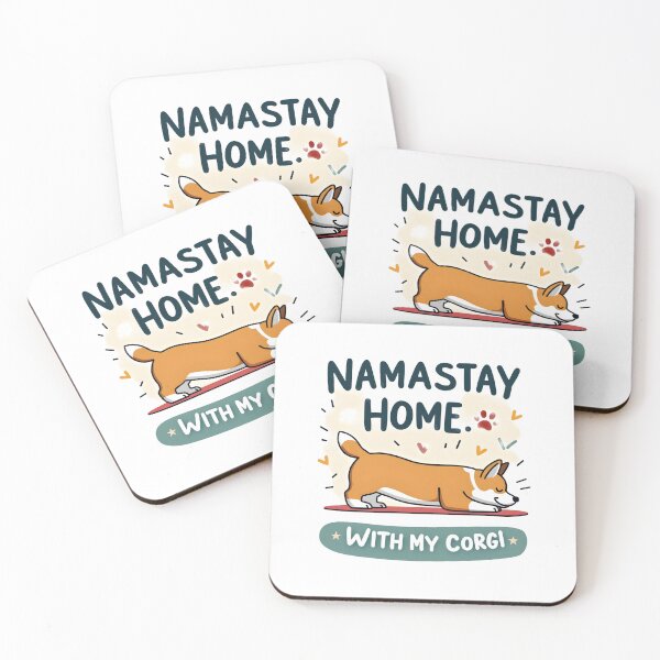 Item preview, Namastay Home With My Corgi – Cute Corgi Yoga Shirt & Dog Mom Gift designed and sold by Vajid Designs .