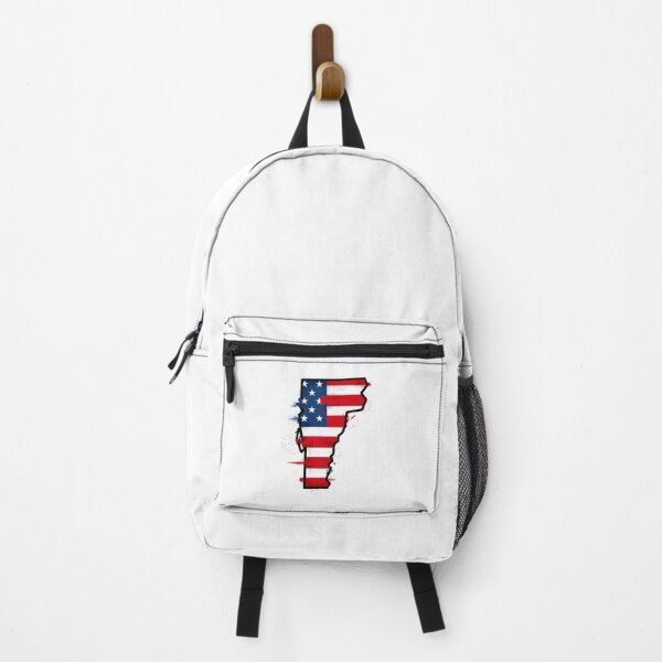 Item preview, Vermont Stars & Stripes State Silhouette – Distressed Americana designed and sold by Paper Drip.