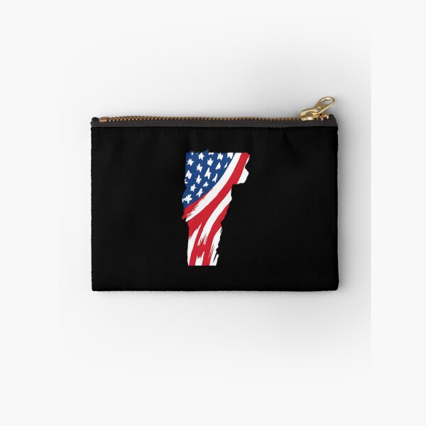 Item preview, Vermont Stars & Stripes State Silhouette – Distressed Americana designed and sold by Paper Drip.