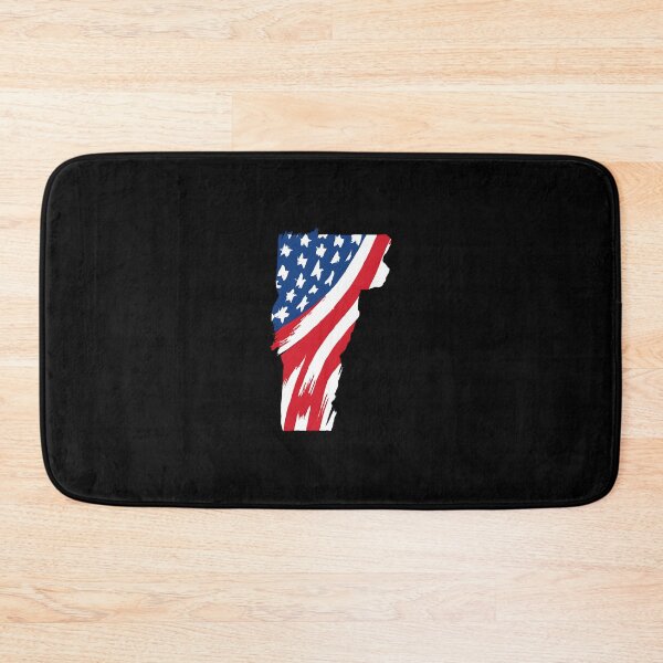 Item preview, Vermont Stars & Stripes State Silhouette – Distressed Americana designed and sold by Paper Drip.