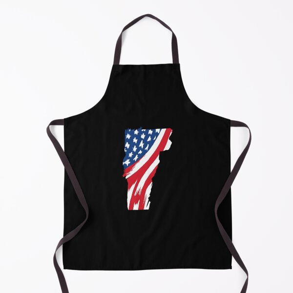 Item preview, Vermont Stars & Stripes State Silhouette – Distressed Americana designed and sold by Paper Drip.