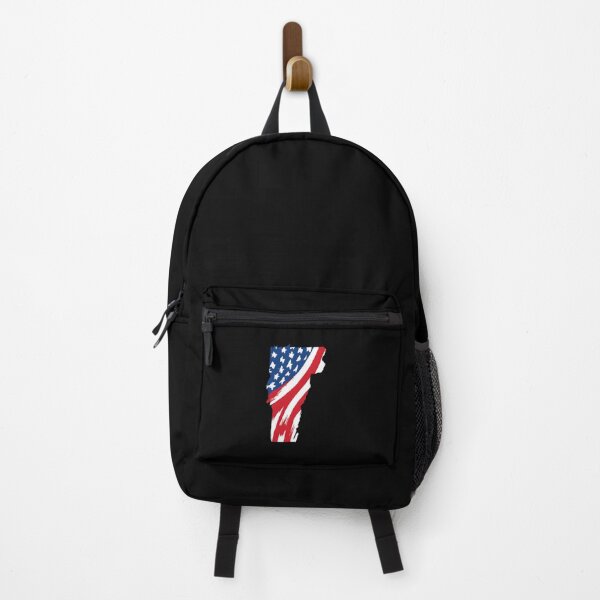 Item preview, Vermont Stars & Stripes State Silhouette – Distressed Americana designed and sold by Paper Drip.
