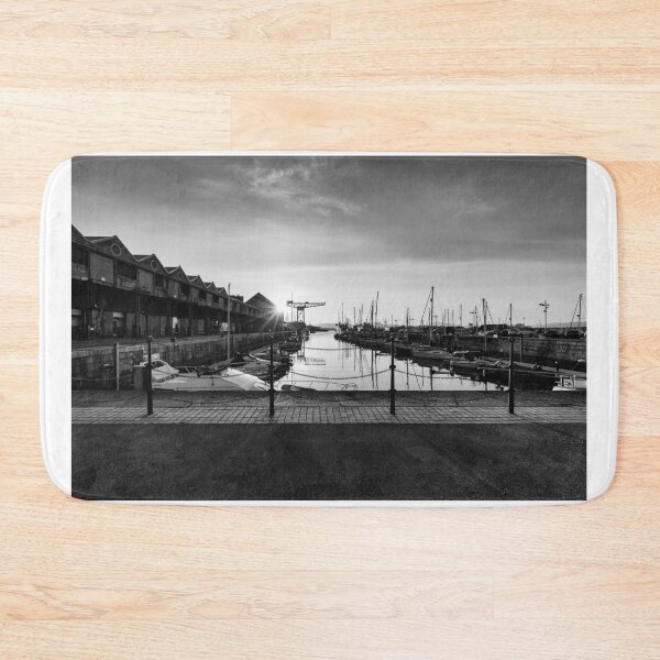 Item preview, James Watt Marina Sunset monochrome designed and sold by RJW Images.