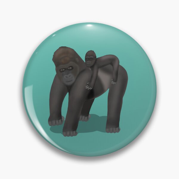 Artikelvorschau, Gorilla trägt ihr Baby entworfen und verkauft von Daniel Vasco.