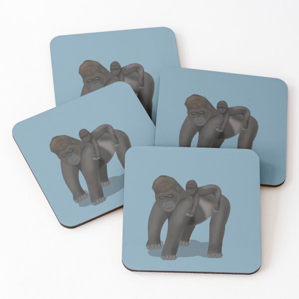 Item preview, Gorilla carrying her baby designed and sold by Daniel Vasco.