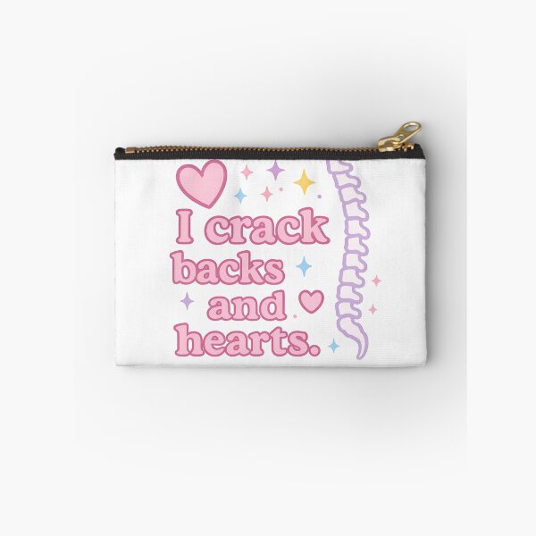 Item preview, "I crack backs and hearts" Sticker designed and sold by Smartistbynight.