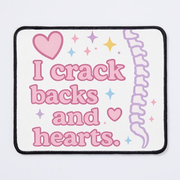 Item preview, "I crack backs and hearts" Sticker designed and sold by Smartistbynight.