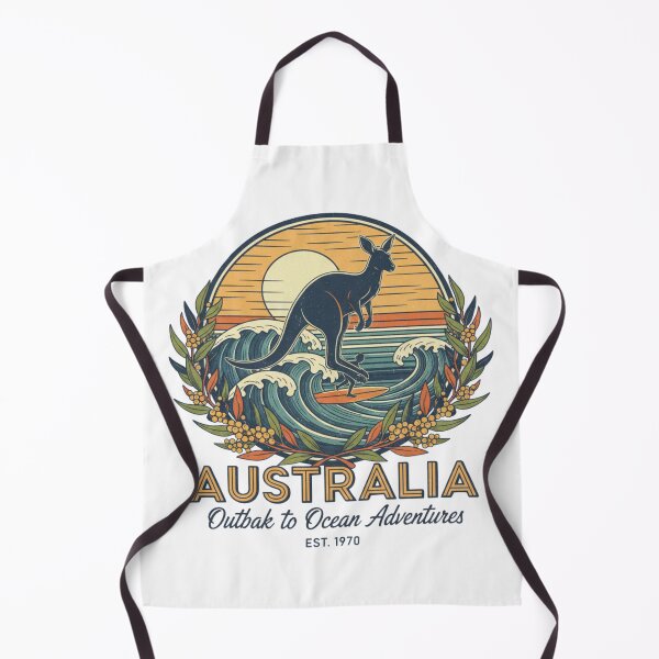 Item preview, Vintage Australia Sun & Surf - Retro 70s Style Australian Travel Graphic designed and sold by Wear Sculpt.