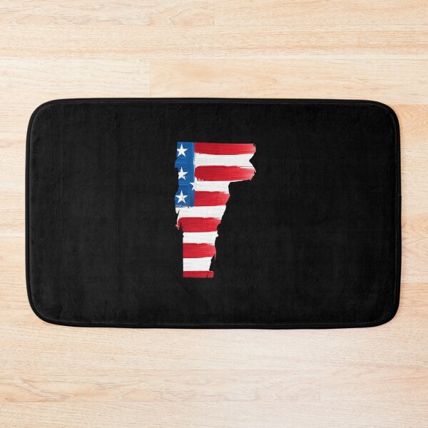 Item preview, Vermont Stars & Stripes State Silhouette – Distressed Americana designed and sold by Paper Drip.