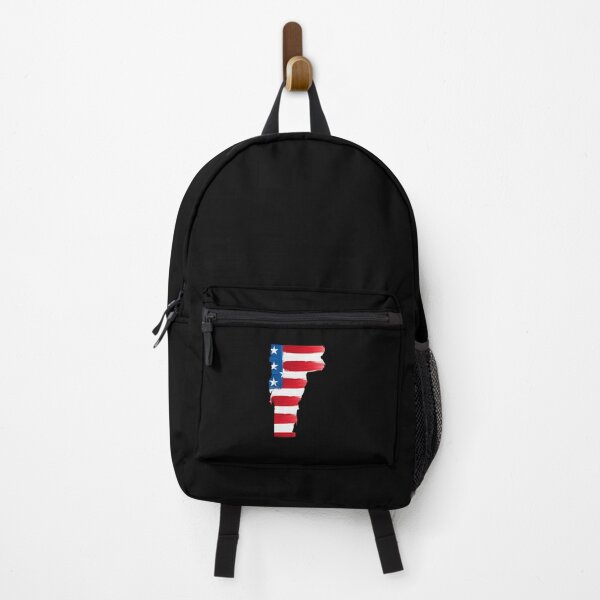 Item preview, Vermont Stars & Stripes State Silhouette – Distressed Americana designed and sold by Paper Drip.