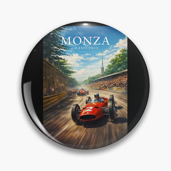 Item preview, Monza Grand Prix vintage poster 1967 variation#2 designed and sold by Helios Be. Lavsh.