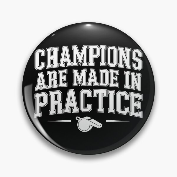 Item preview, Champions Are Made in Practice Wrestling Design designed and sold by theartfulaspie.