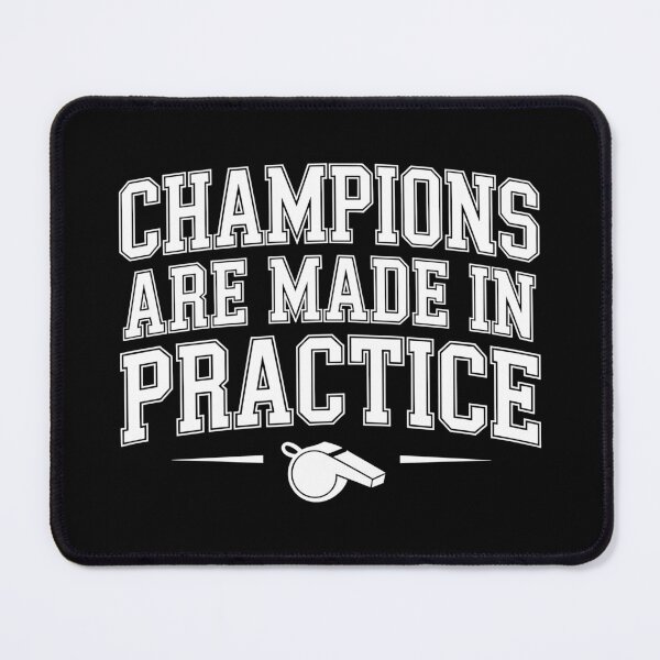 Item preview, Champions Are Made in Practice Wrestling Design designed and sold by theartfulaspie.