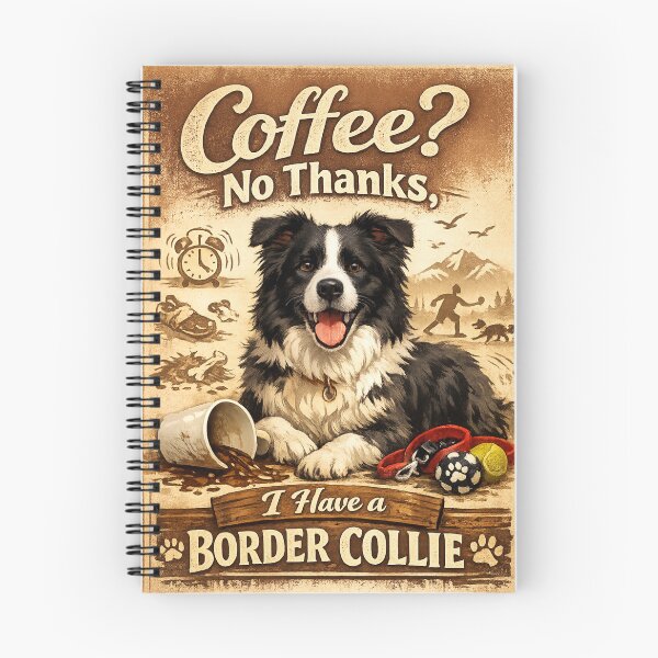 Item preview, Coffee? No Thanks — I Have a Border Collie designed and sold by jusmich.