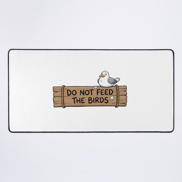 Item preview, Civil Disobedience - Seagull On No Feeding Sign designed and sold by Petzzz.