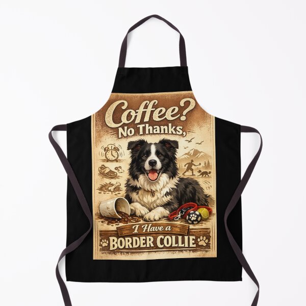 Item preview, Coffee? No Thanks — I Have a Border Collie designed and sold by jusmich.
