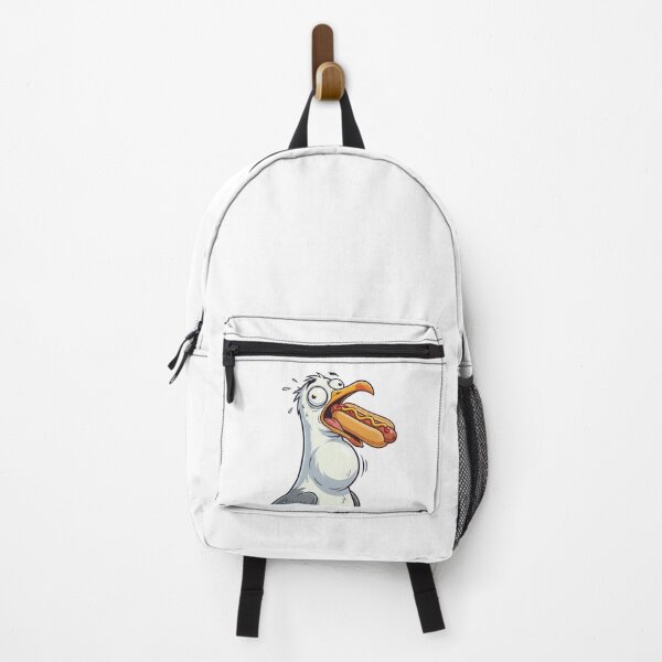 Item preview, The Glizzy Gobbler - Seagull Eating Hot Dog designed and sold by Petzzz.