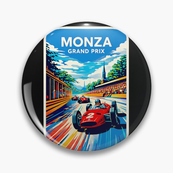 Item preview, Monza Grand Prix vintage poster 1967 variation#3 designed and sold by Helios Be. Lavsh.