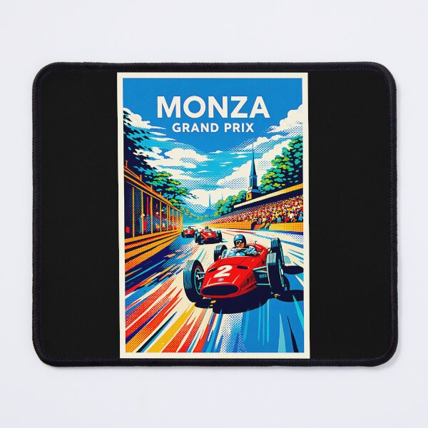 Item preview, Monza Grand Prix vintage poster 1967 variation#3 designed and sold by Helios Be. Lavsh.