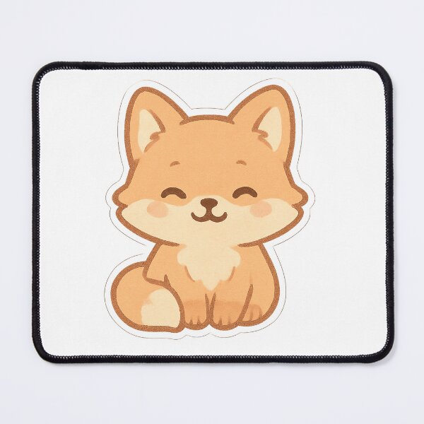 Item preview, Aesthetic Happy Fox Sticker designed and sold by StickMint.