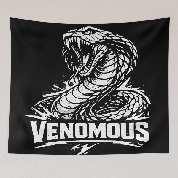 Item preview, Fierce Cobra VENOMOUS Striking Snake Vector Art - Bold King Cobra Graphic Streetwear. designed and sold by Hamza25const.