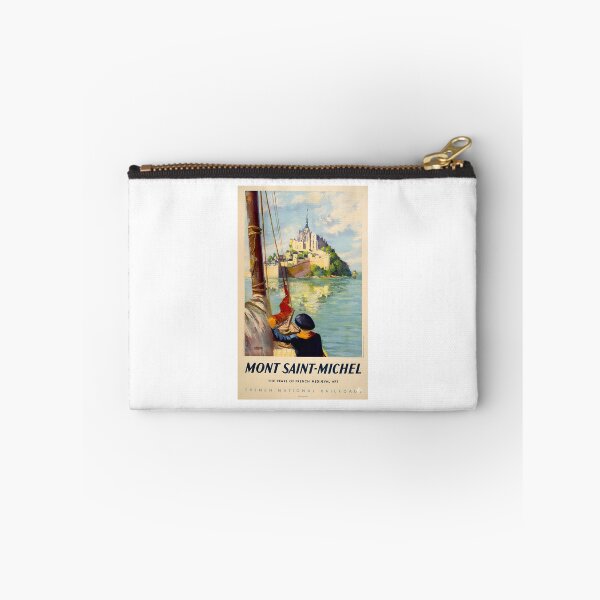 Item preview, Vintage French National Railroads Poster: Mont Saint-Michel designed and sold by CharlieDesings.