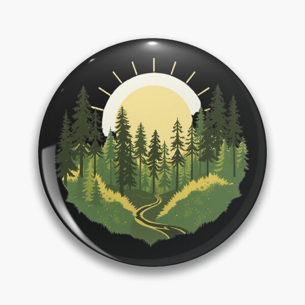 Item preview, Sunlit Forest River – Serene Nature Landscape Art designed and sold by Sparkofart07.