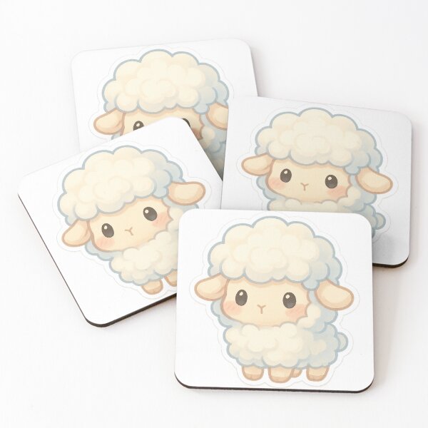 Item preview, Chibi Dreamy Sheep Sticker designed and sold by StickMint.