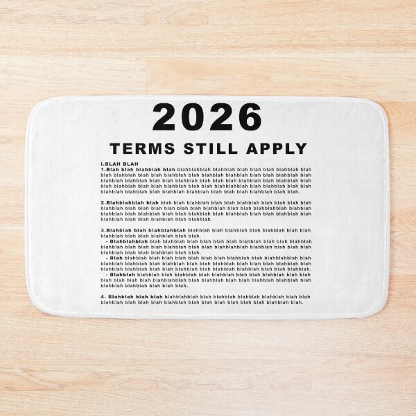 Item preview, 2026 Terms for the New Year designed and sold by Tees And Wear.