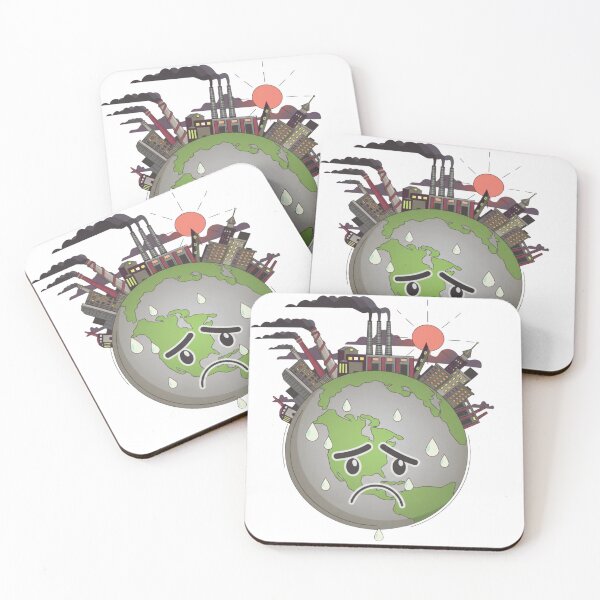 Item preview, Sad Earth Crying – Climate Change & Environmental Awareness Illustration designed and sold by YYoYY.