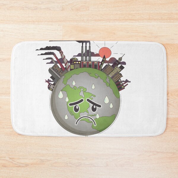 Item preview, Sad Earth Crying – Climate Change & Environmental Awareness Illustration designed and sold by YYoYY.