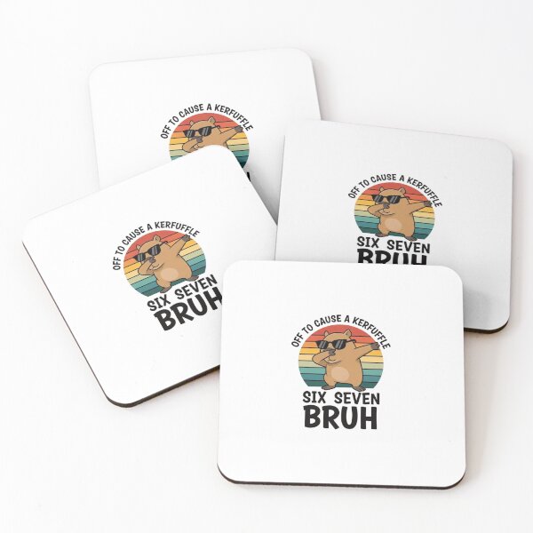 Item preview, Cool Meme Quote Kerfuffle Six Seven Bruh Humor Style designed and sold by GridText.