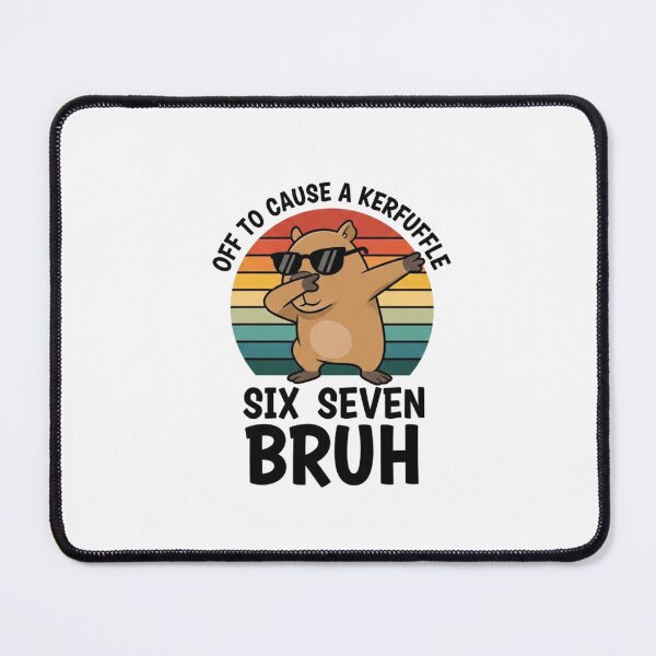 Item preview, Cool Meme Quote Kerfuffle Six Seven Bruh Humor Style designed and sold by GridText.