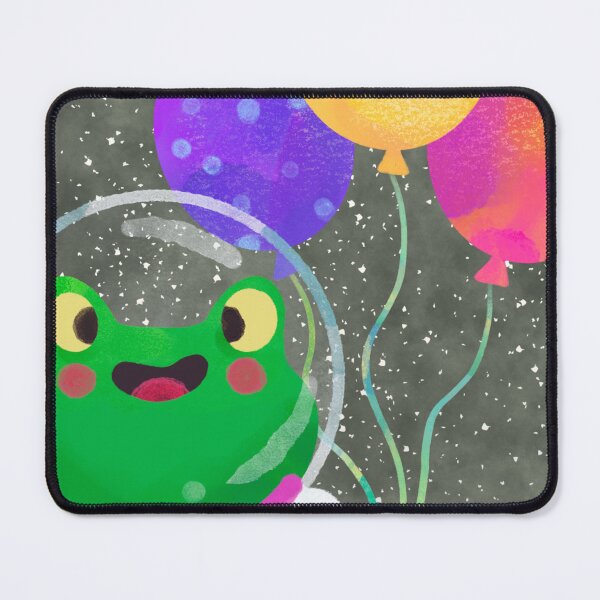 Item preview, Frog Astronaut with Balloons Design designed and sold by CarefulCreation.