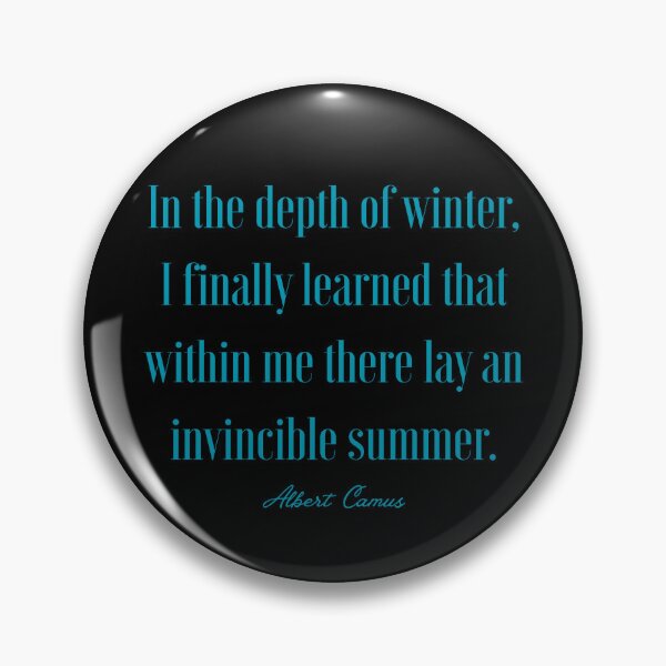 Item preview, In the depth of winter... - Albert Camus designed and sold by JokeAndStyle.