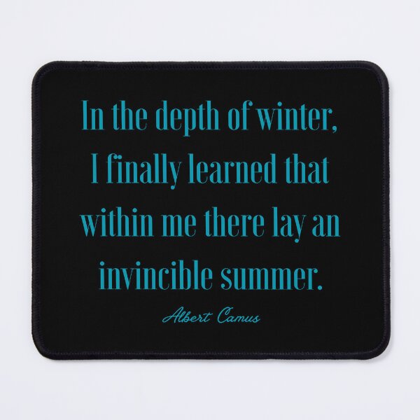 Item preview, In the depth of winter... - Albert Camus designed and sold by JokeAndStyle.