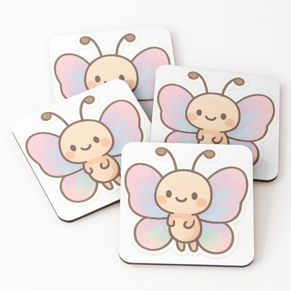 Item preview, Cute Happy Butterfly Sticker designed and sold by StickMint.