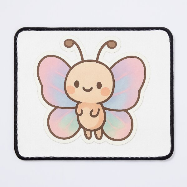 Item preview, Cute Happy Butterfly Sticker designed and sold by StickMint.
