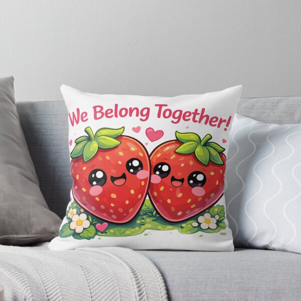 Item preview, Kawaii Strawberries Valentine Love designed and sold by RitaStudio.