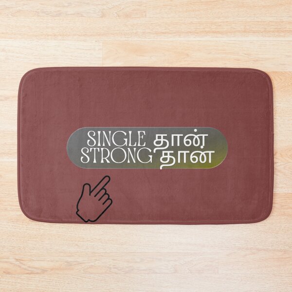 Item preview, Single Than Strong Tamil Quote designed and sold by Adappai.