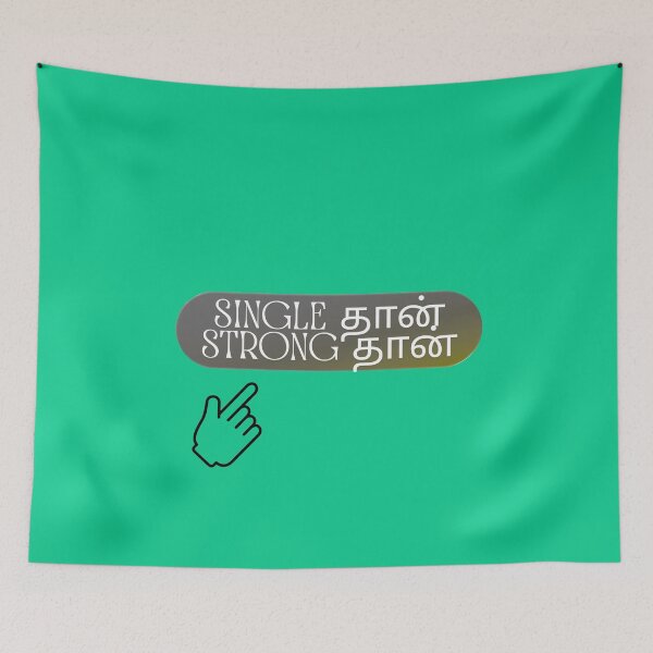 Item preview, Single Than Strong Tamil Quote designed and sold by Adappai.