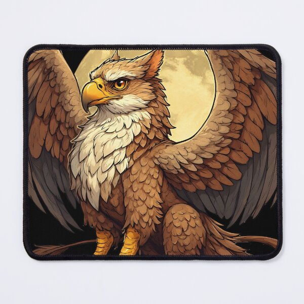 Item preview, Majestic Hippogriff Under the Golden Moon designed and sold by Karolina’s Cozy Creations.