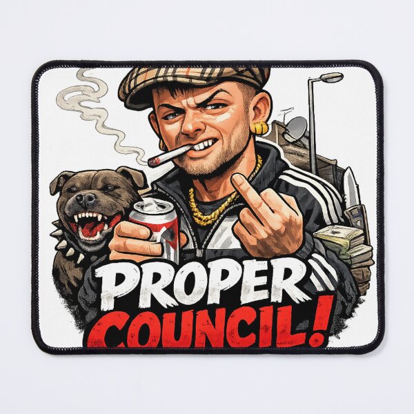 Item preview, Proper Council – Funny British Street Humour UK Meme Streetwear Design designed and sold by GarnerSupplyCo.