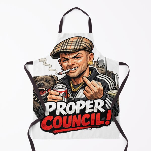 Item preview, Proper Council – Funny British Street Humour UK Meme Streetwear Design designed and sold by GarnerSupplyCo.
