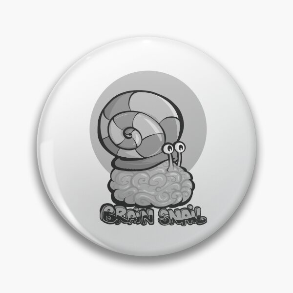 Item preview, Snail brain (black and white version) designed and sold by TomiAx.