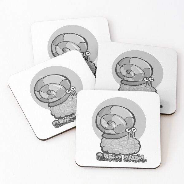 Item preview, Snail brain (black and white version) designed and sold by TomiAx.
