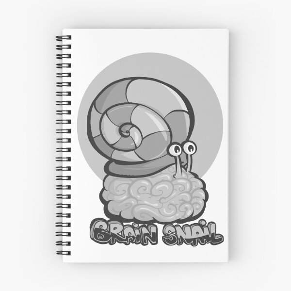Item preview, Snail brain (black and white version) designed and sold by TomiAx.