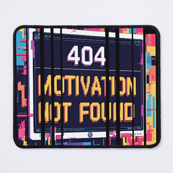 Item preview, 404 Error Motivation Not Found Design Classic error popup with pixelated font 2 designed and sold by Neon G.